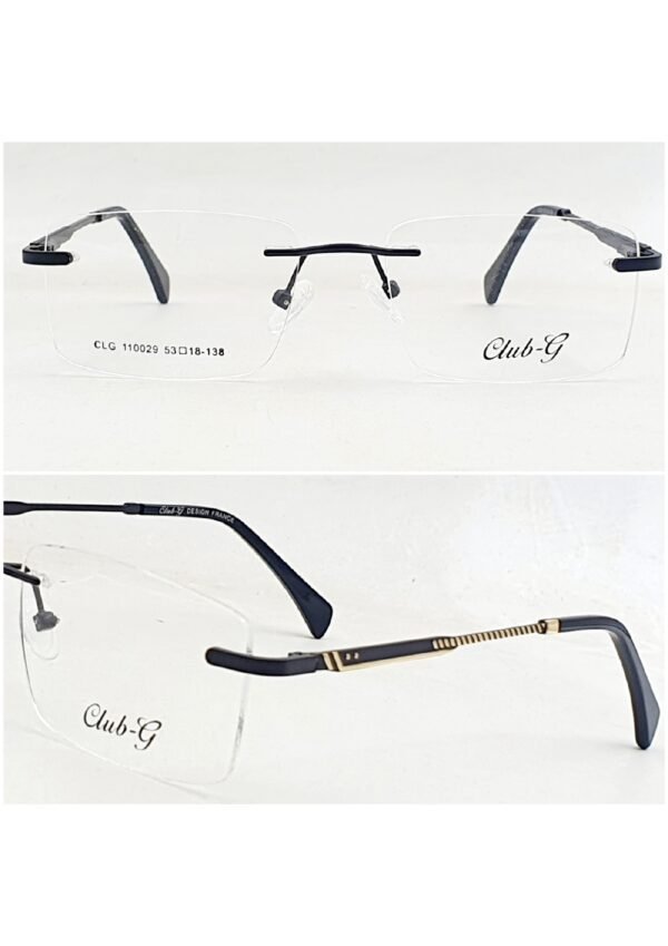 Rim less Wayfarer Glasses Club G - Image 4