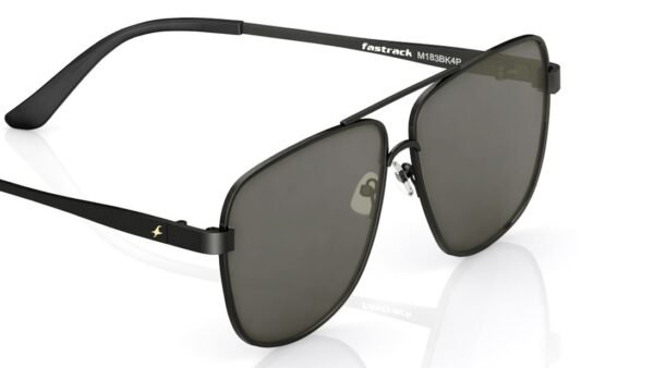 Grey Wayfarer Men Sunglasses - Image 2