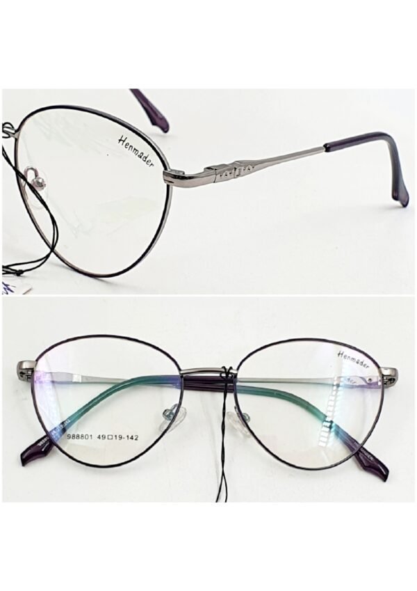 Full Rim Round Eye Glasses Henmazer - Image 4