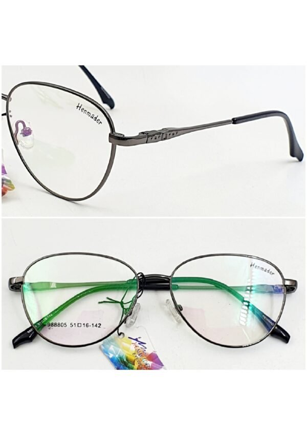 Full Rim Round Eye Glasses Henmazer - Image 3