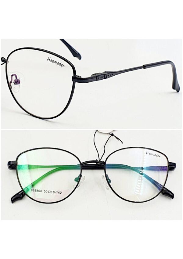 Full Rim Round Eye Glasses Henmazer - Image 5