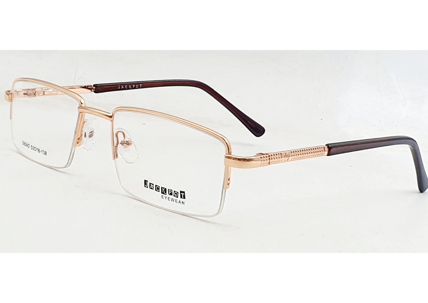 Half Rim Wayfarer Eye Glasses Jackpot The place where you Trust