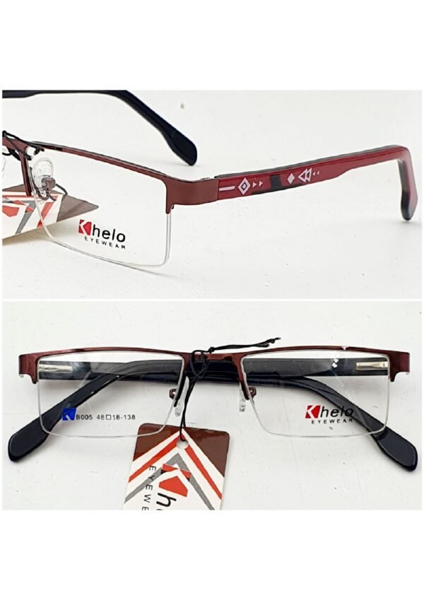 Half Rim Wayfarer Eye Glasses Khelo - Image 8