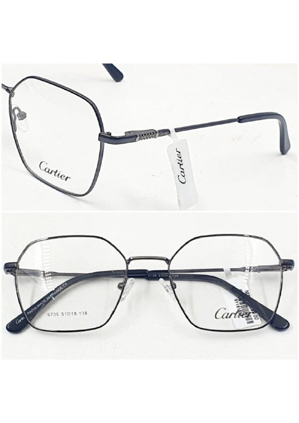 Full Rim Aviator Eye Glasses Cartier - Image 2