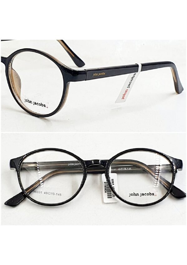 Full Rim Round Eye Glasses John Jacobs