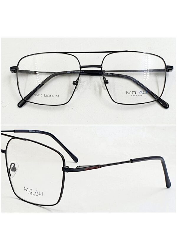 Full Rim Square  Eye Glasses MD Ali - Image 2