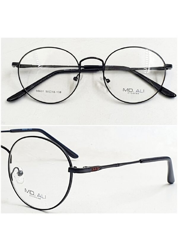 Full Rim Round Eye Glasses MD Ali - Image 3
