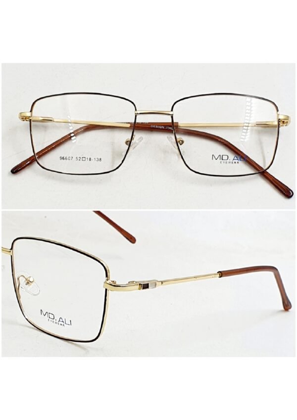 Full Rim Square  Eye Glasses MD Ali - Image 8