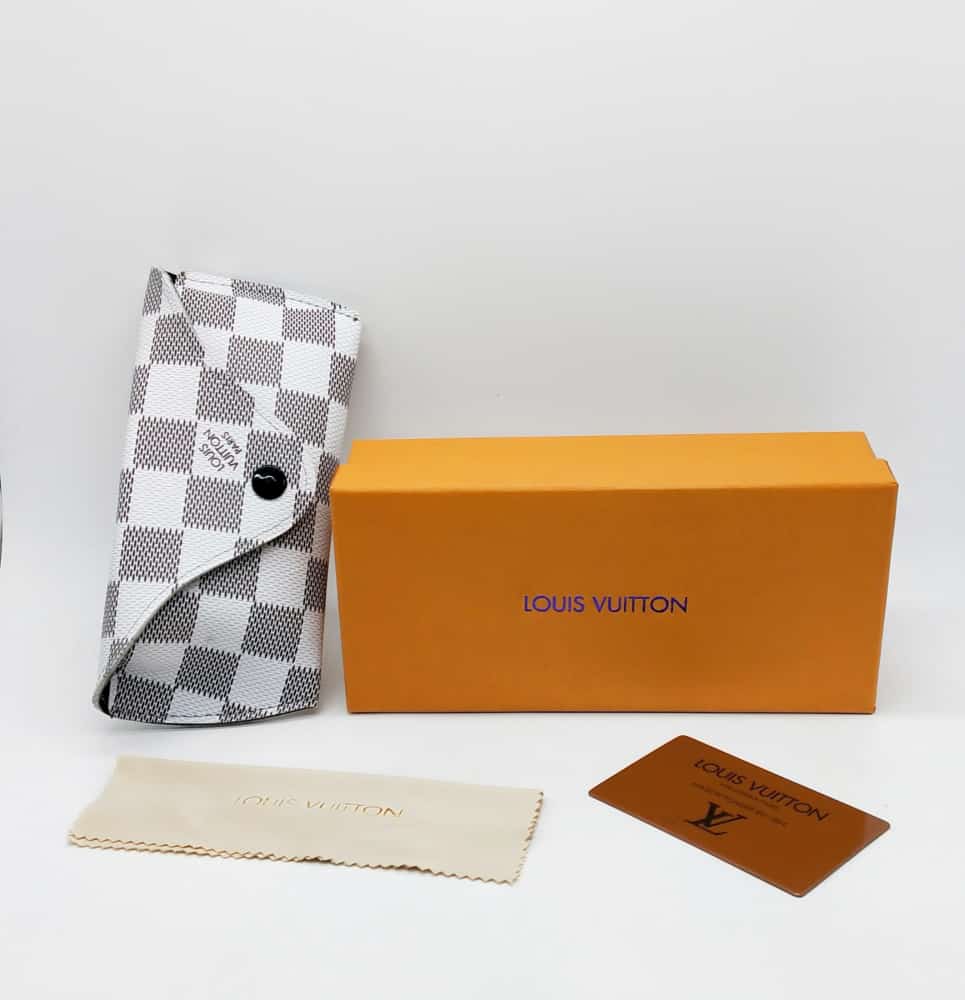 Louis Vuitton Monogram Leather Glasses Case Brown 18x8x18cm Free Shipping   eBay